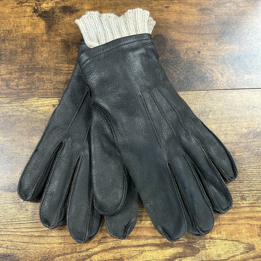 Vintage LL Bean Sta-Soft Deerskin Gloves w/ Wool Inserts | Size: XL USA